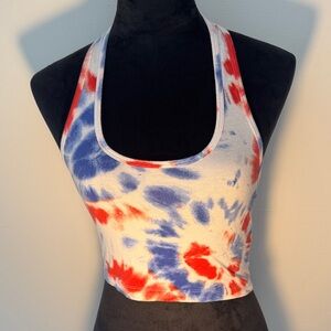 H&M Red and White Casual Top